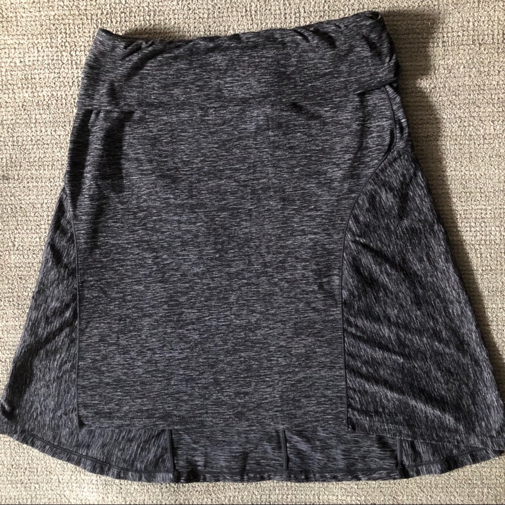 Avalanche Dark Grey Fitness Midi Skirt